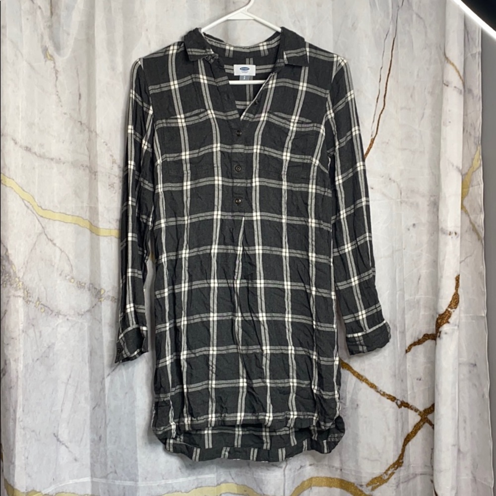 Mini plaid dress